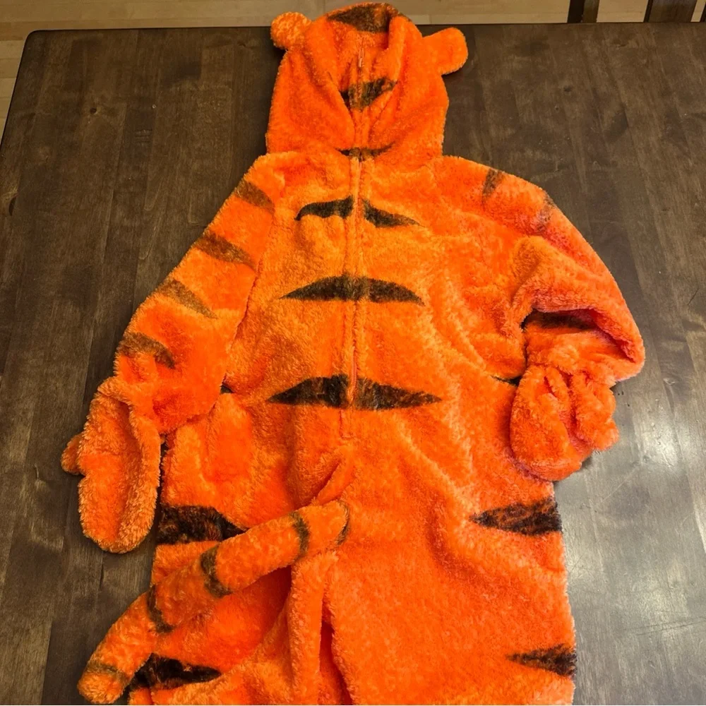 VTG Disney Store Tigger Winnie Pooh Kids Costume XXS Dress‎ Up Halloween - Picture 11 of 14